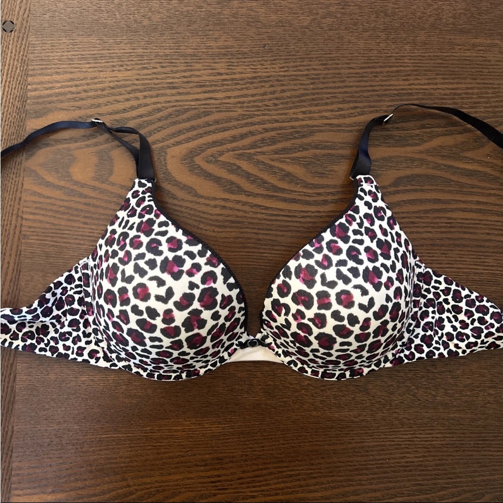 Lily of France 2131101 Delicate Cheetah Print EGO Boost Padded Bra